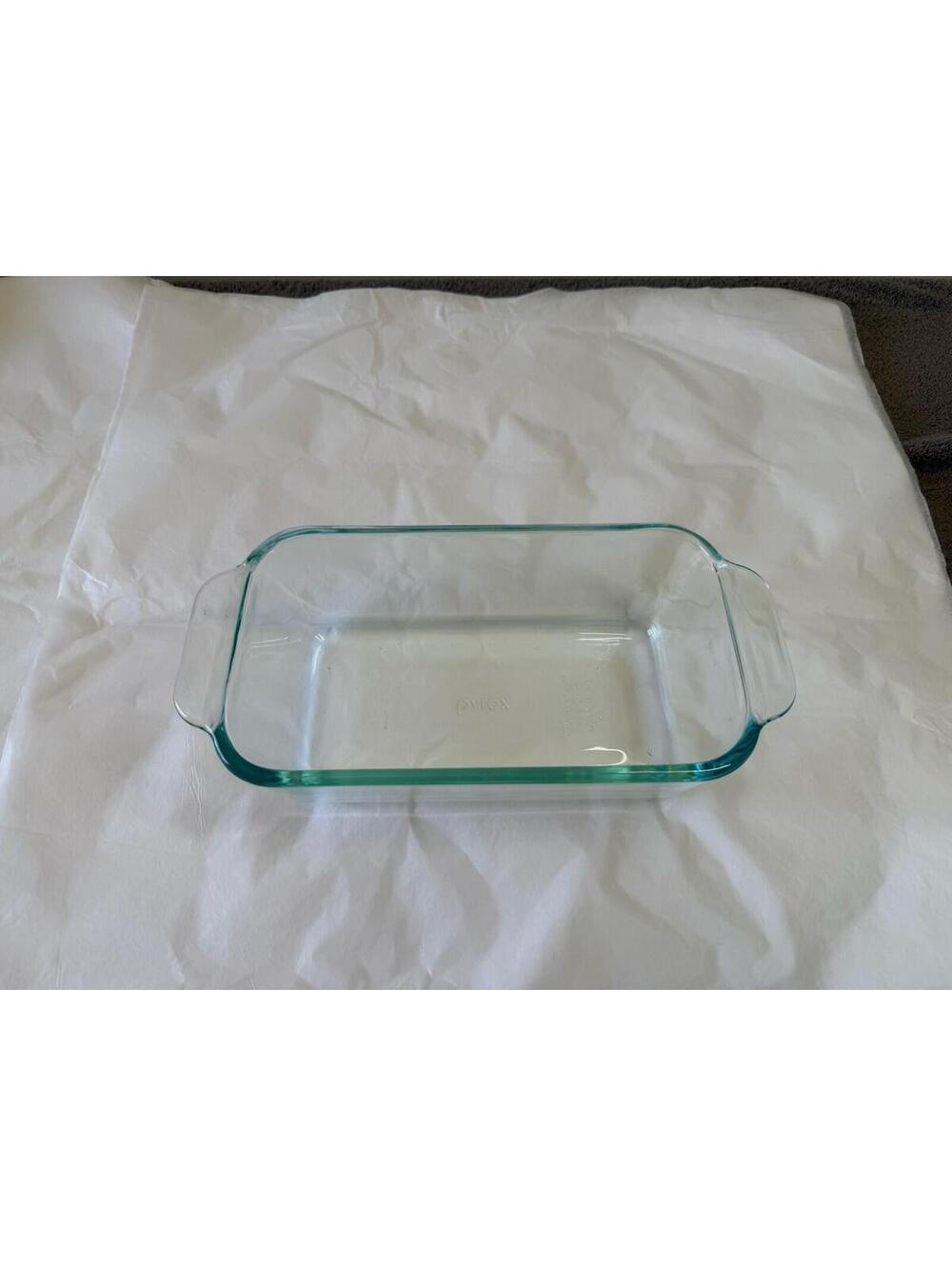 Vintage Pyrex 213 Clear Glass Baking Dish Made In USA